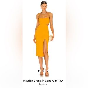 Revolve h:ours Hayden Dress in Canary